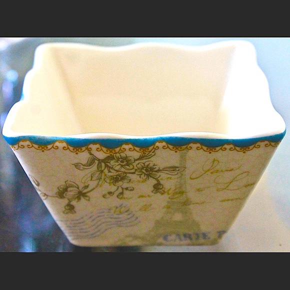 222 FIFTH PEMBERLEY BLUE APPETIZER BOWL PORCELAIN NEW - Picture 6 of 9